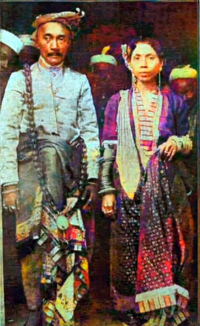 Andi Mappanyukki Datu Suppa dan Permaisuri waktu pelantikan Raja Bone ke 32 tahun 1931